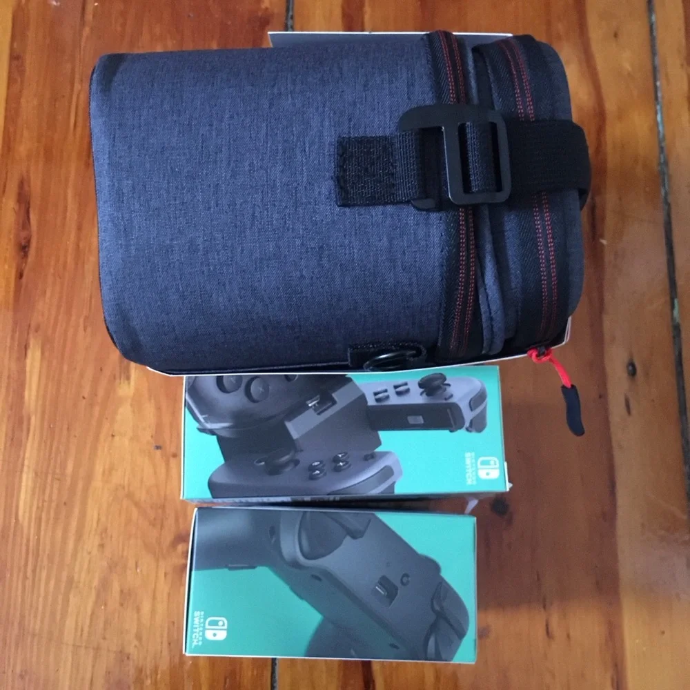 NIB PowerA Nintendo Switch Charger Controller and Travel Case Accessories Bundle